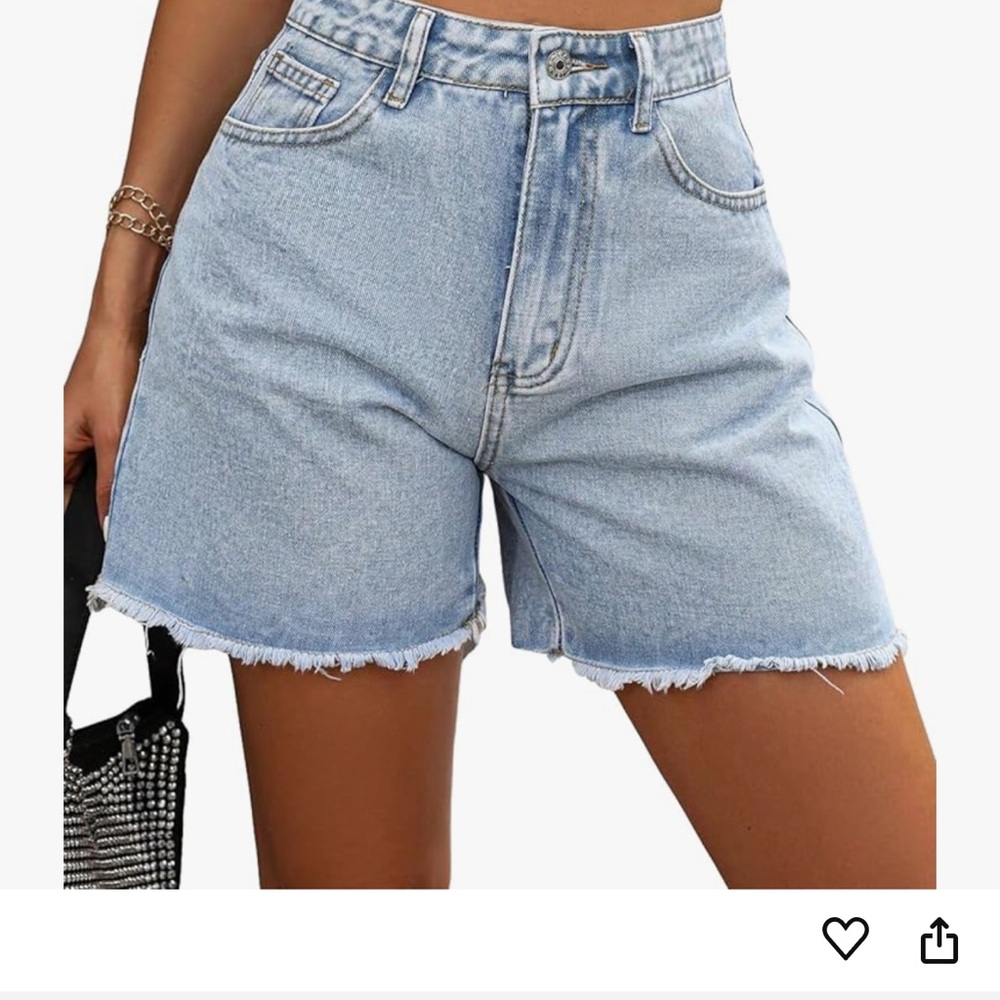 Jean shorts medium wash..only worn twice